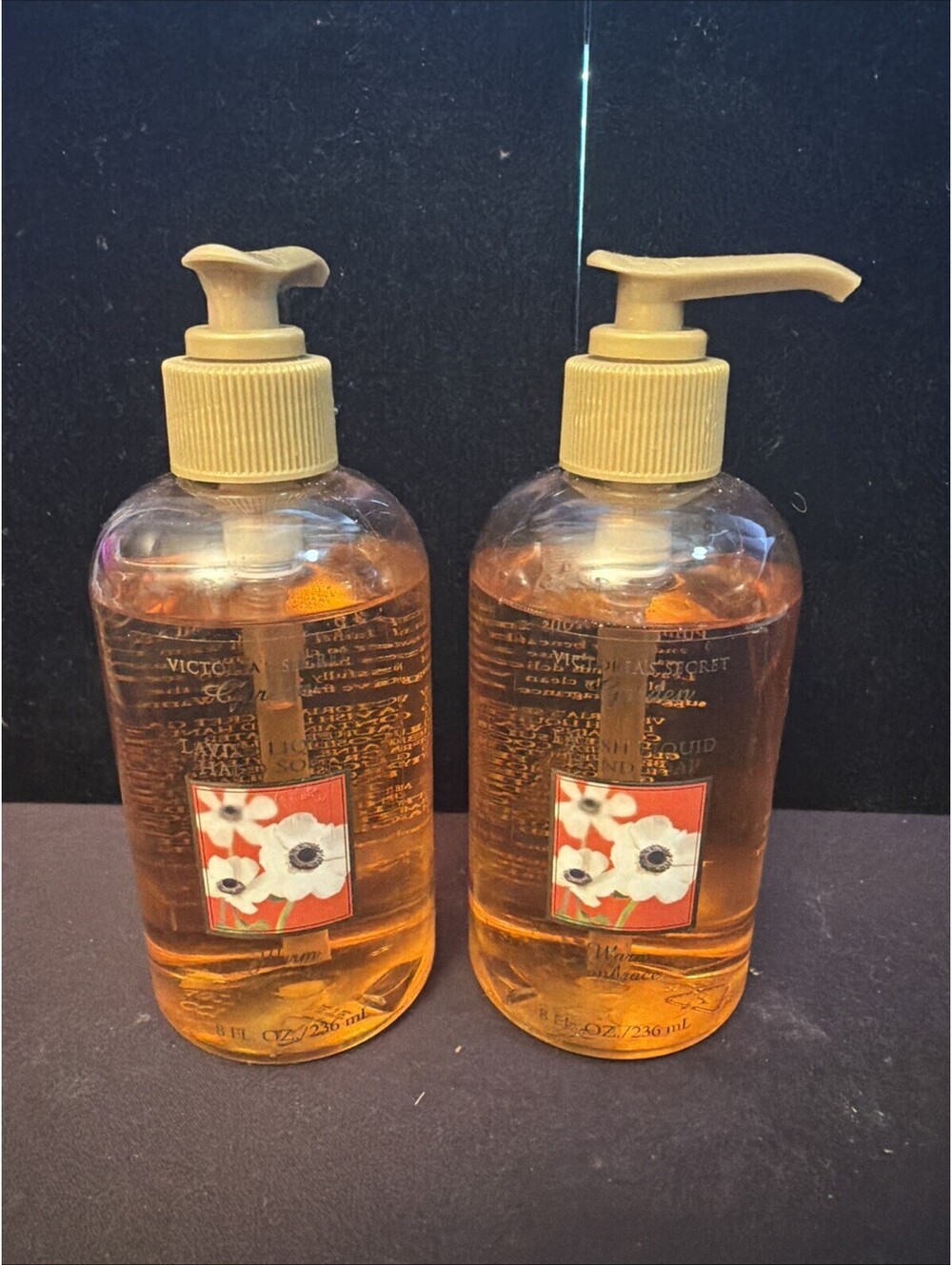 Vtg Victoria's Secret WARM EMBRACE - Liquid Hand Soap - 8oz New Lot NOS Y2K